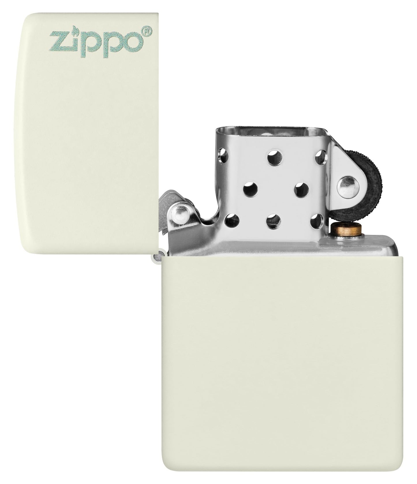 Zippo Glow-in-the-Dark Zippo Logo Pocket Lighter