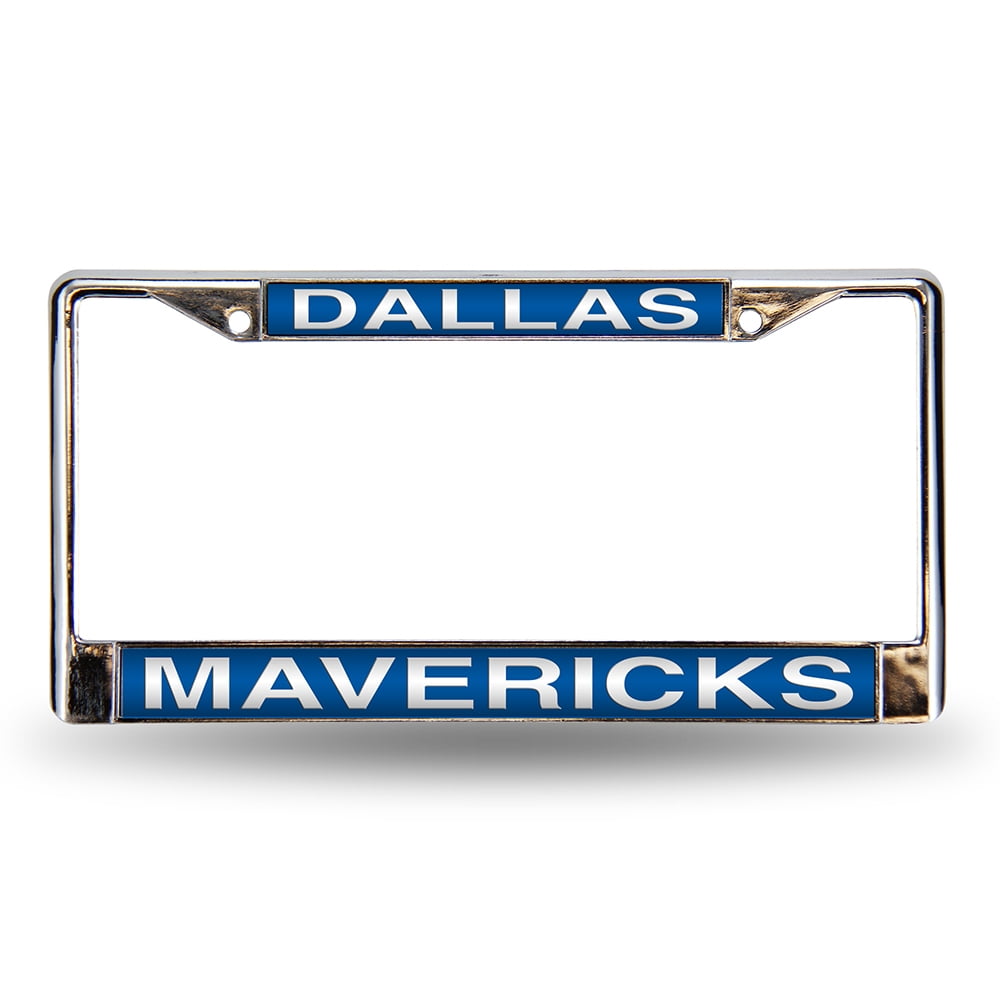 Dallas Basketball Maverick's Chrome Metal Laser Cut License Plate Frame