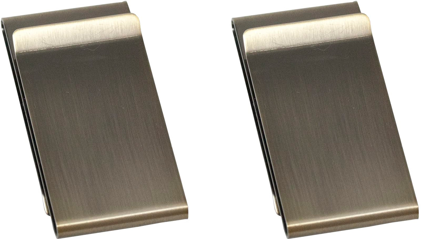 Chrome-Plated Double-Sided Boxed Money Clip