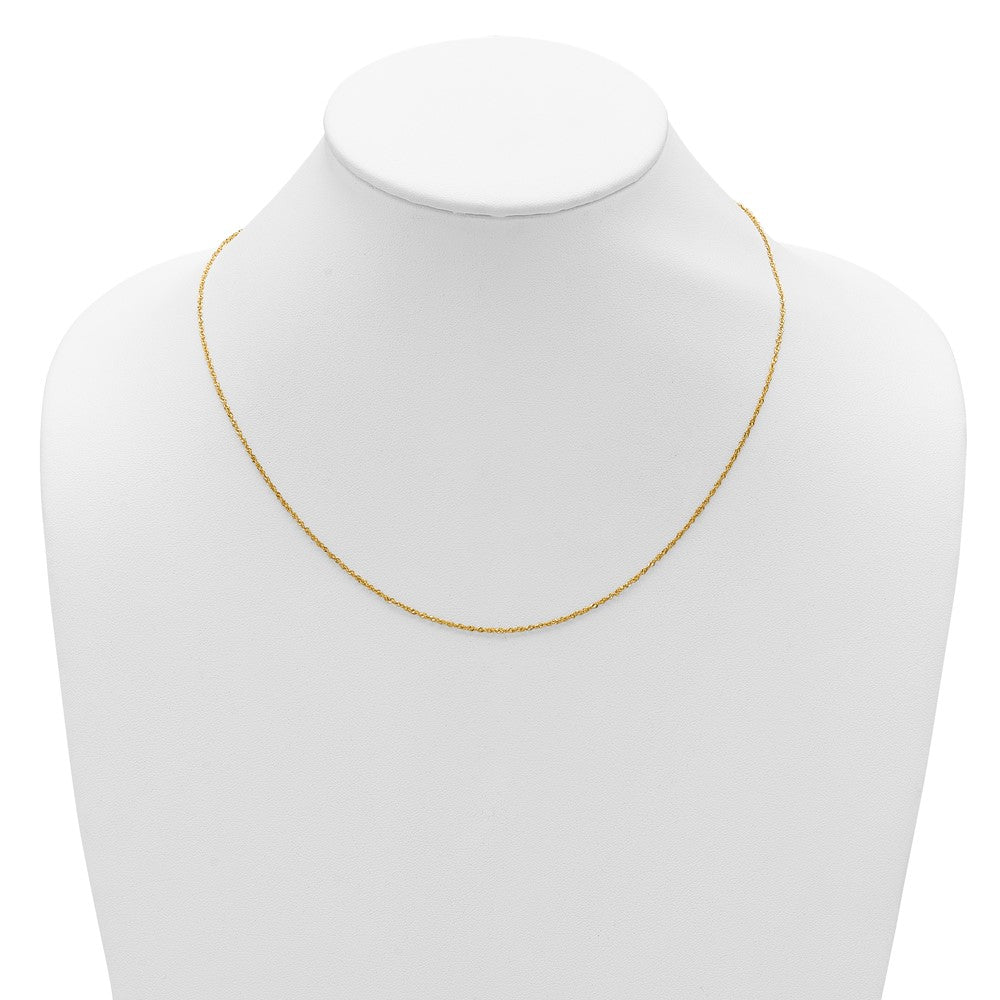 10K Adjustable 1.1mm Singapore Chain