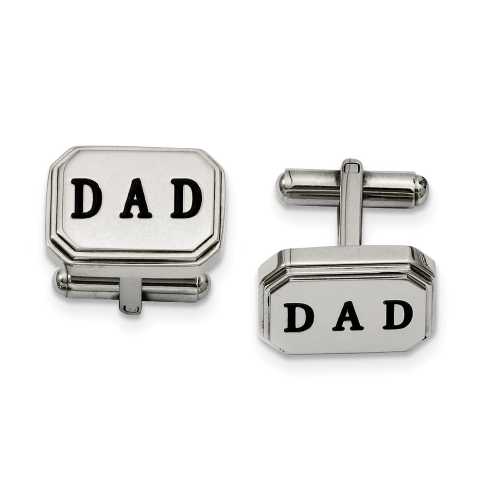 Chisel Stainless Steel Dad Cuff Links