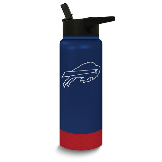 NFL Buffalo Bills Stainless Steel Silicone Grip 24 oz. Water Bottle