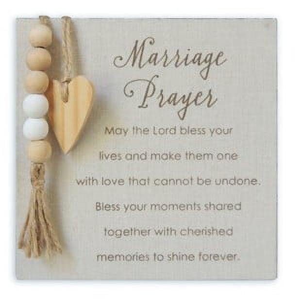 Wedding Prayer Plaque