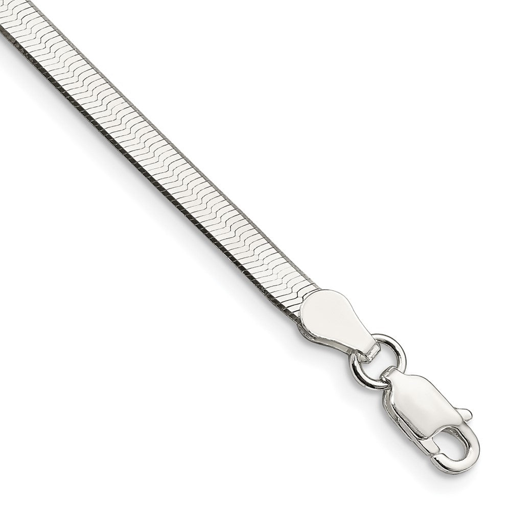 Sterling Silver 3.5mm Magic Herringbone Chain 7 inches