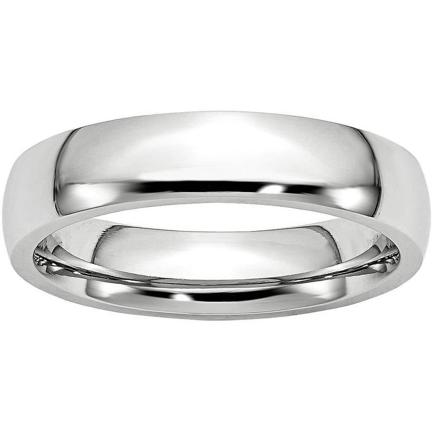Chisel Cobalt Polished 5mm Half Round Band