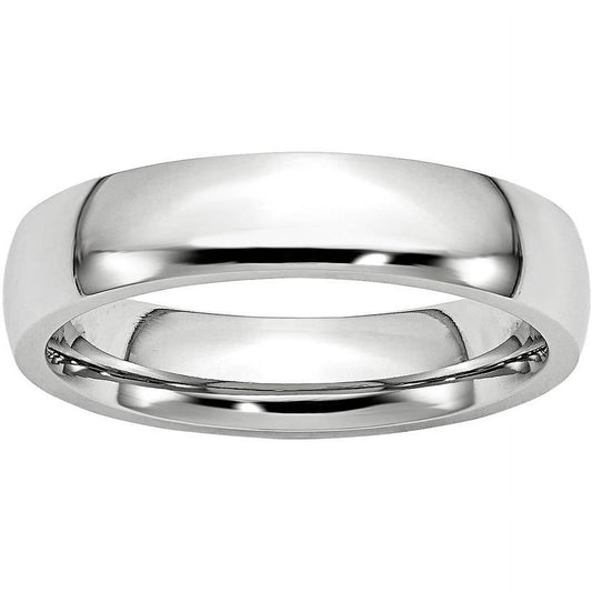 Chisel Cobalt Polished 5mm Half Round Band