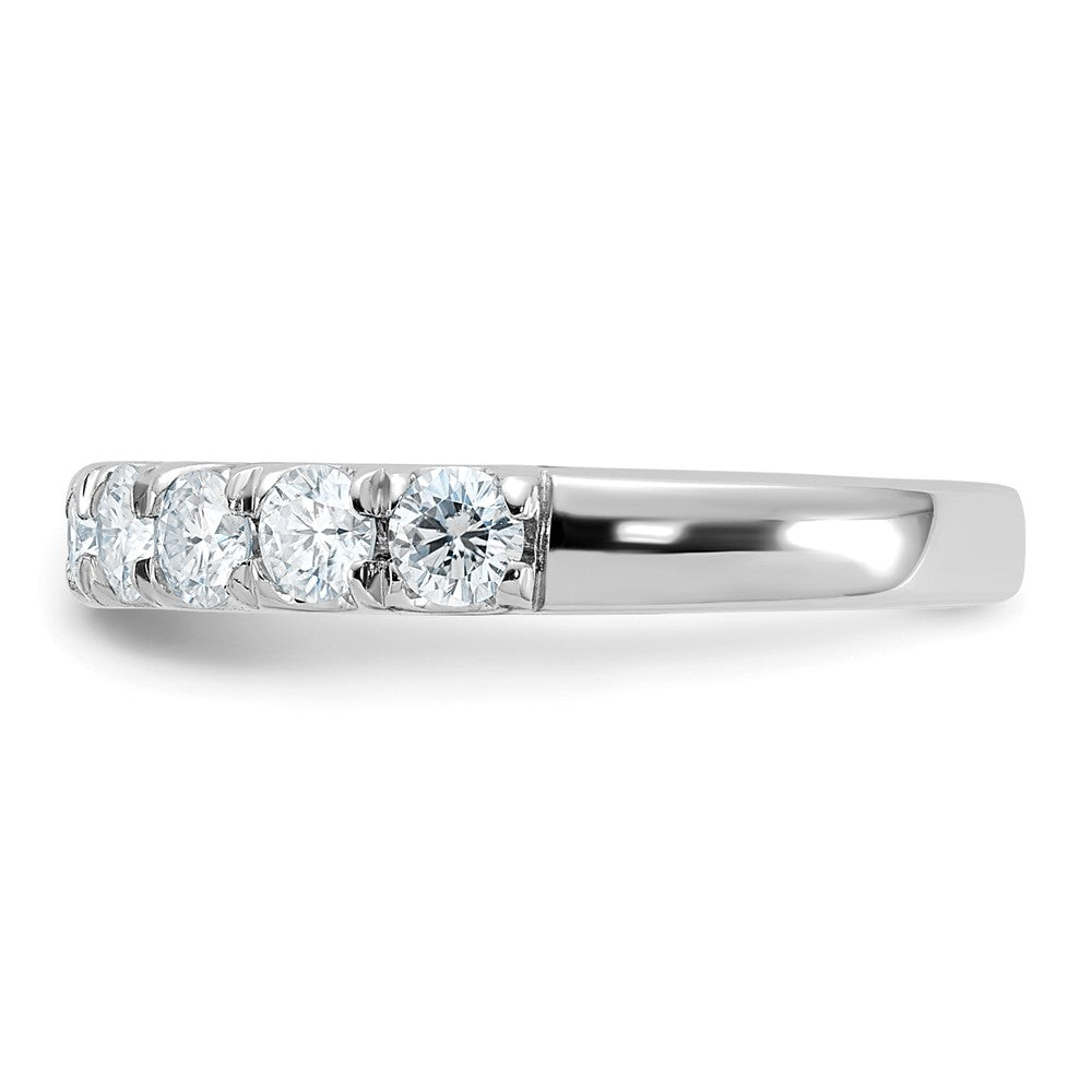 14kw 1ct. 9 Stone G H I True Light Moissanite Band