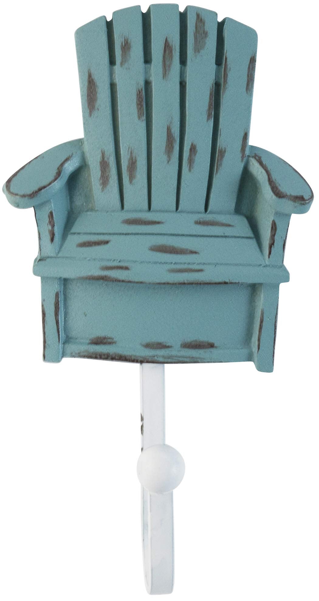 Shabby Chic Chairs Set of 3 Resin and Iron Wall Hooks QGM22678