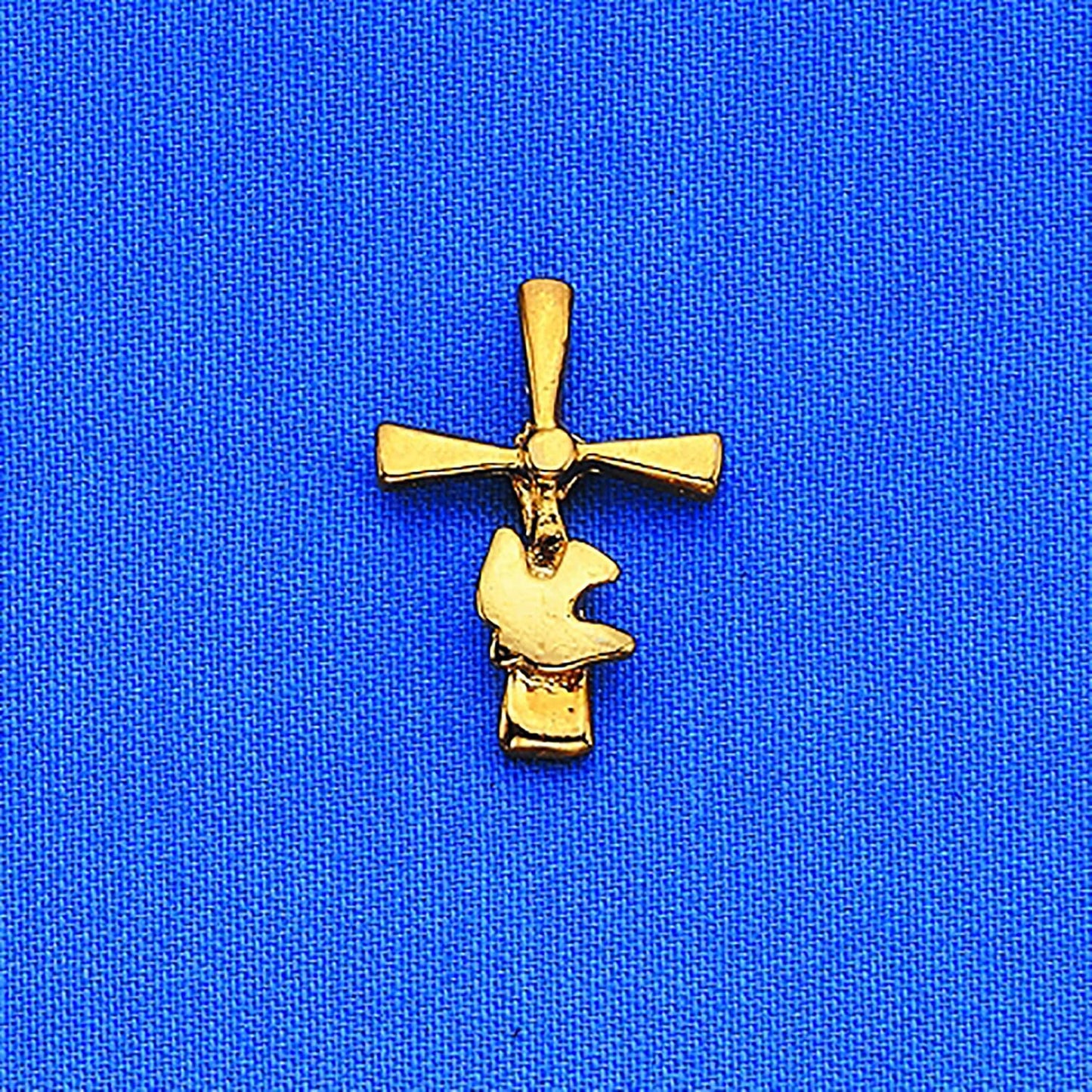 Abbey & CA Gift Gold Godfather Cross/Dove Pin