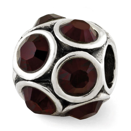 Sterling Silver Reflections January Preciosa Crystal Bead