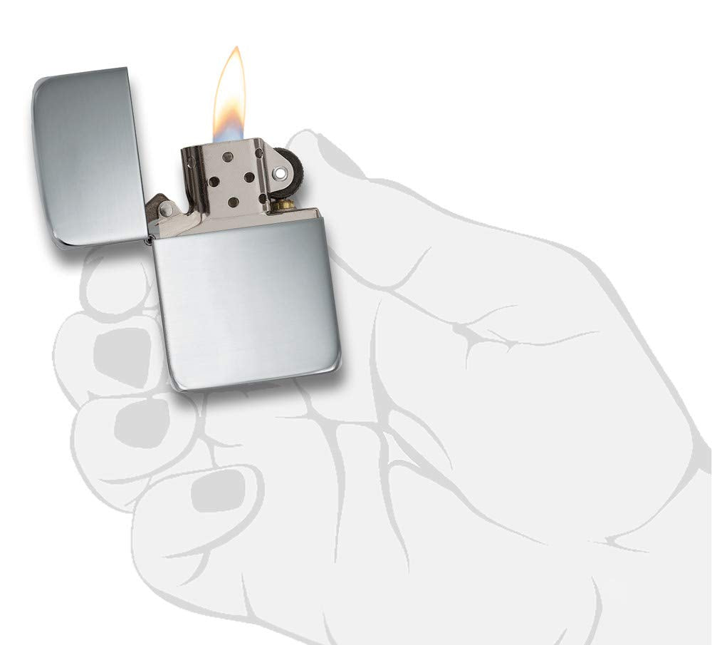 Zippo 23 Windproof Lighter 1941 Replica High Polish Sterling Silver