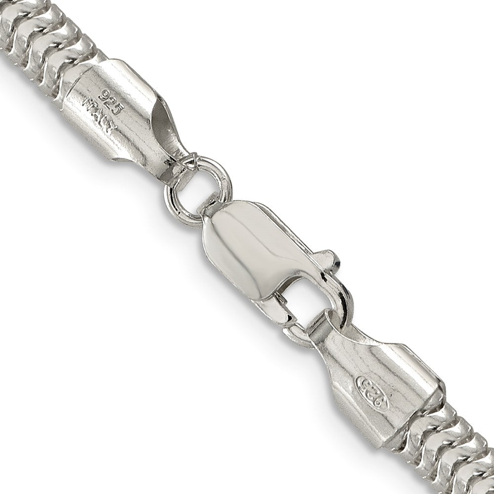 Sterling Silver 5mm Round Snake Chain 24 Inches