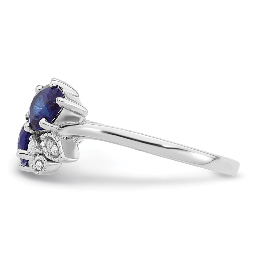 SS Created Sapphire and CZ