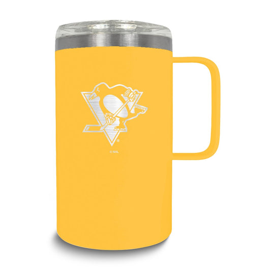 NHL Pittsburgh Penguins Stainless Steel 18 oz. Hustle Mug with Lid