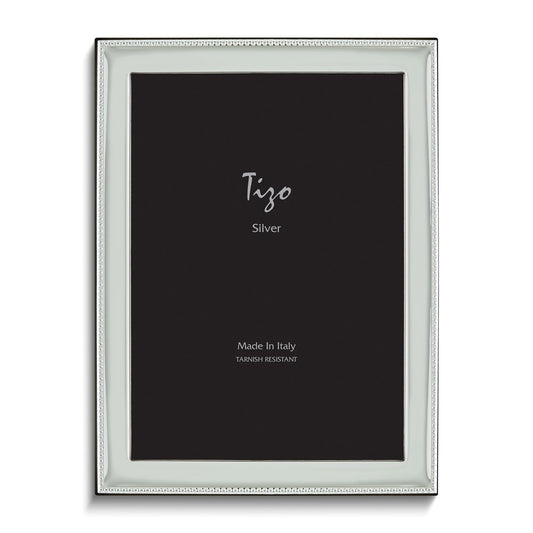 Silver-plated Beaded Edge 8x10 Frame