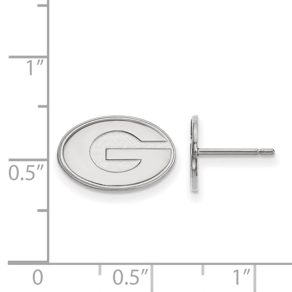 Women's Georgia Bulldogs Sterling Silver XS Post Earrings