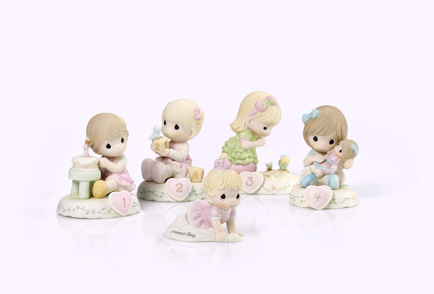 Precious Moments Growing In Grace Age 1 Blonde Girl Figurine, Count 1