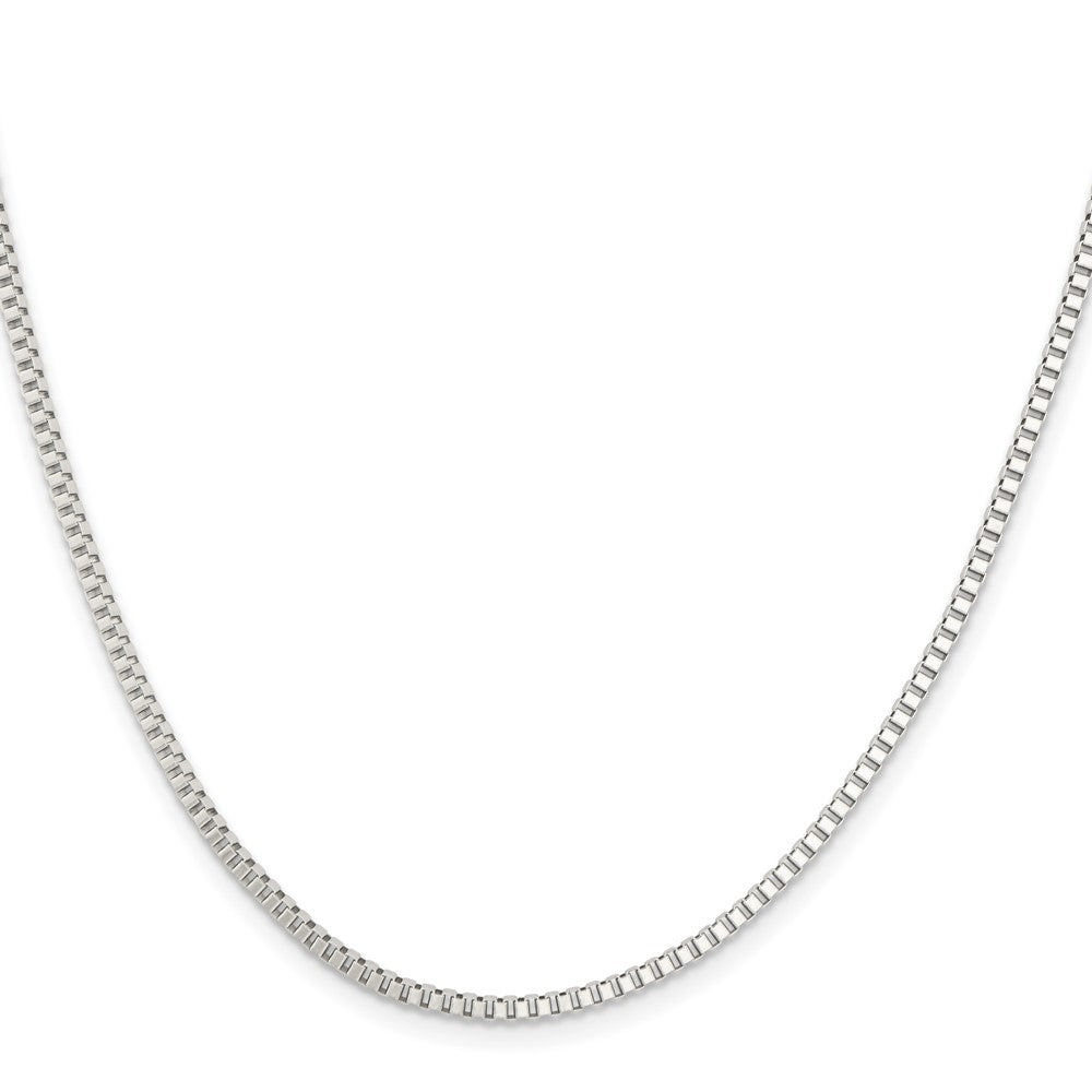 Stainless Steel Polished 2mm 22in Box Chain