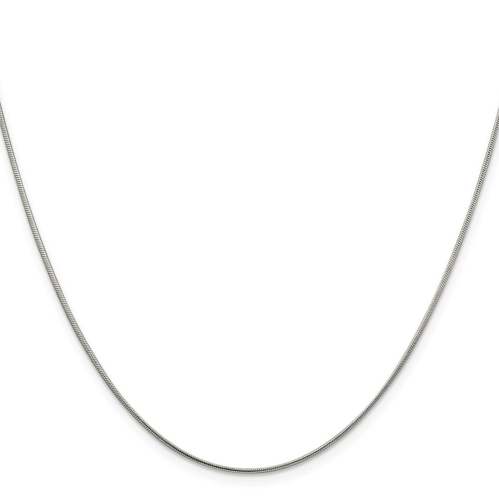 Sterling Silver 1mm Snake Chain 36 Inches