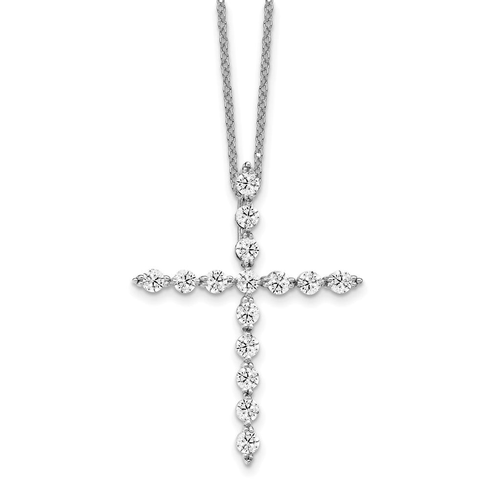 14kw .885 CTW Cross Pendant Mtg