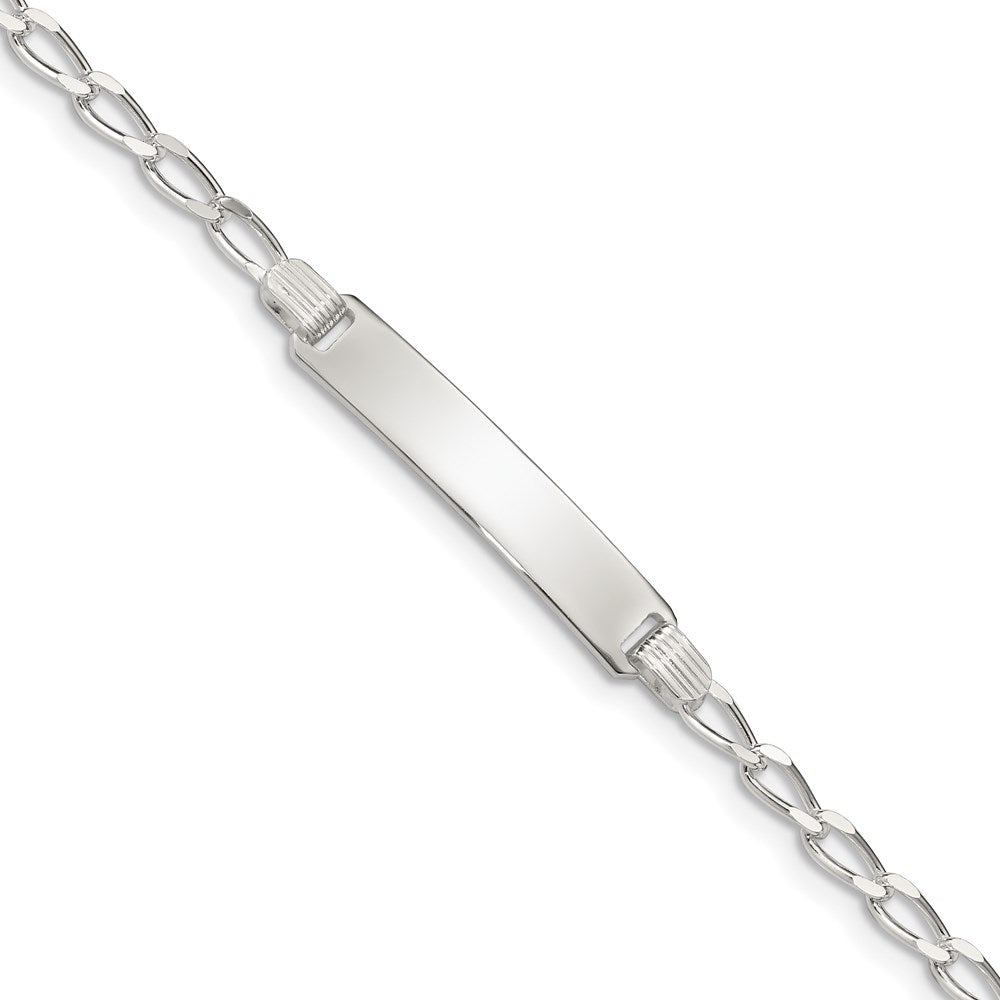 Sterling Silver Children's ID Bracelet 6 inches