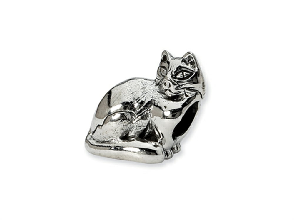 Sterling Silver Reflections Ragdoll Cat Bead