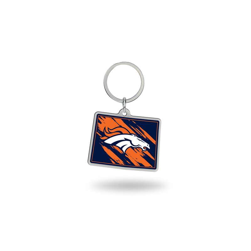 NFL Rico Industries State Shape Keychain, Denver Broncos