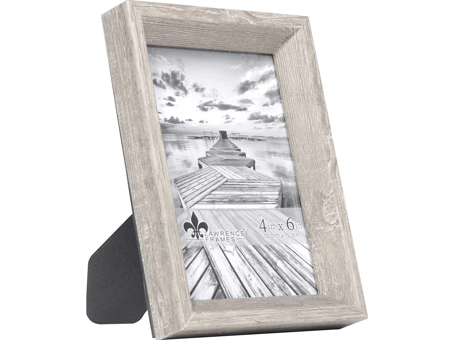 Lawrence Frames 4x6 Bradley Gray Picture Frame