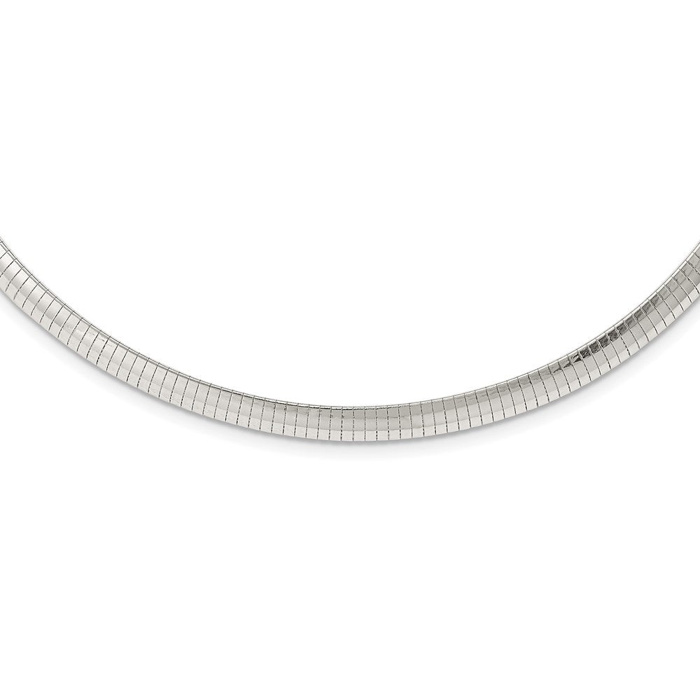 Sterling Silver 6mm Cubetto Necklace 16 Inches