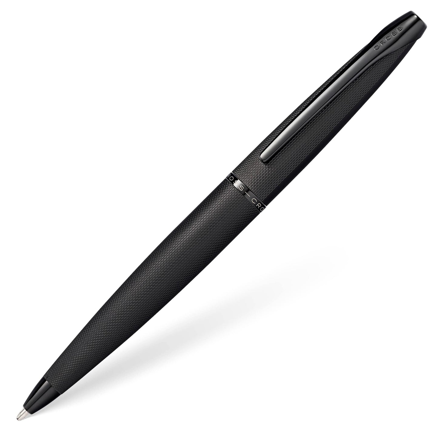 Cross ATX Brushed Metallic Refillable Ballpoint Pen, Medium Ballpen, Includes Premium Gift Box - Brushed Black