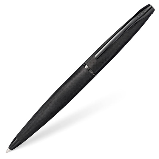 Cross ATX Brushed Metallic Refillable Ballpoint Pen, Medium Ballpen, Includes Premium Gift Box - Brushed Black