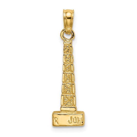 14K 3D John Hancock Building, Chicago Charm