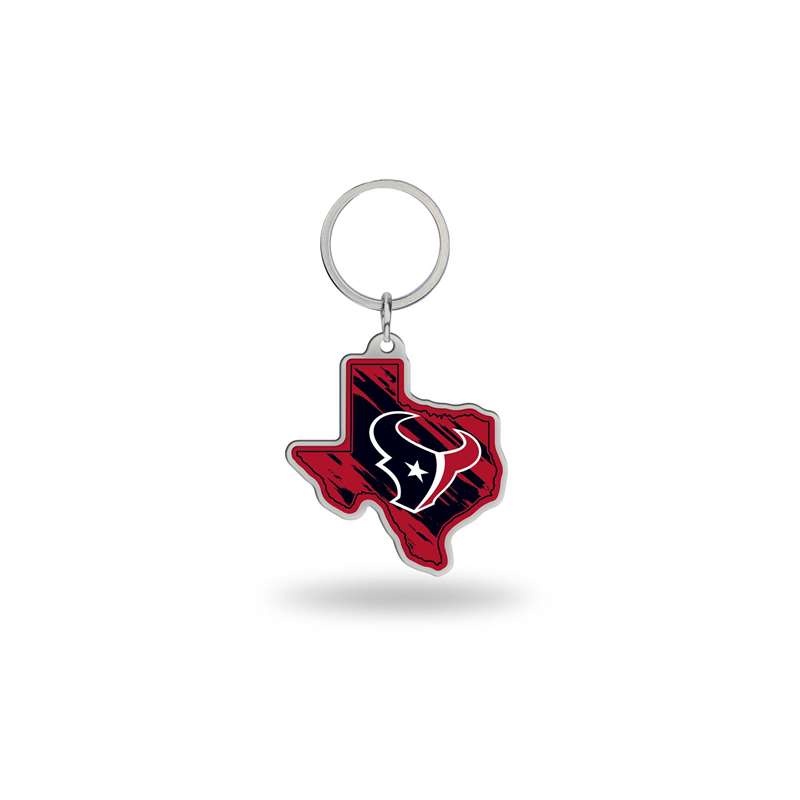 NFL Rico Industries State Shape Keychain, Houston Texans