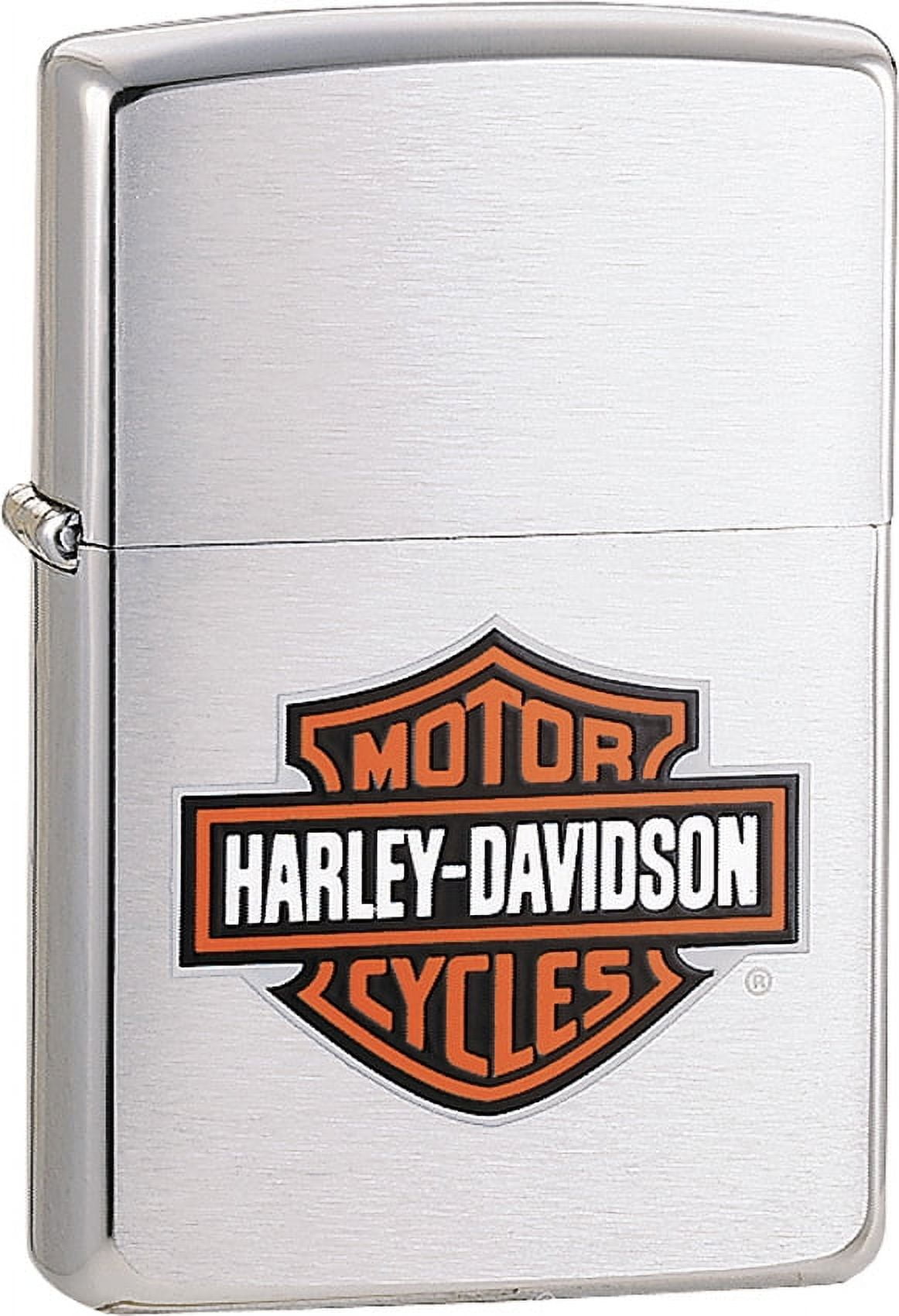 Zippo H-D Logo, Brushed Chrome 200HD.H252