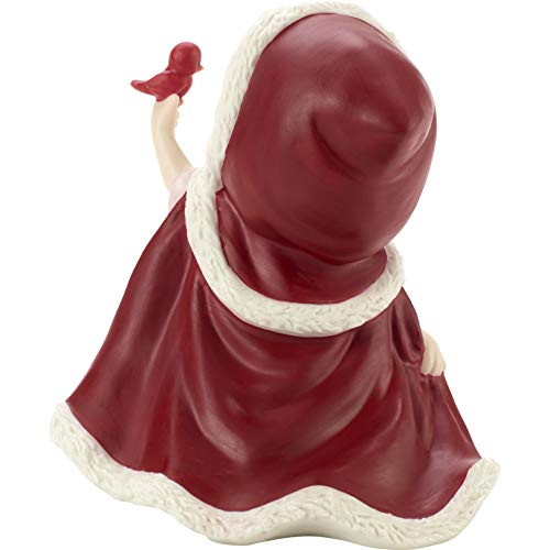 Precious Moments Disney Belle in Winter Dress Figurine, Multi