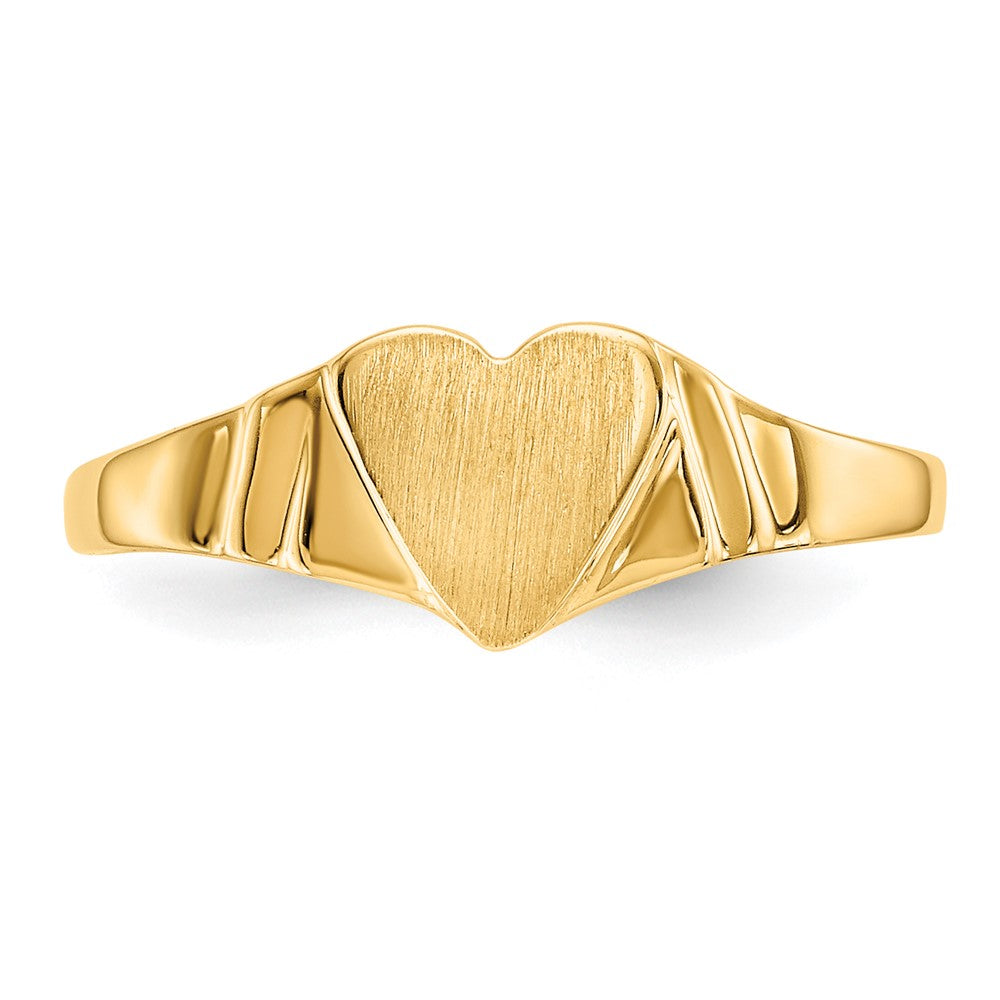 14k Children's Signet Ring Size 3