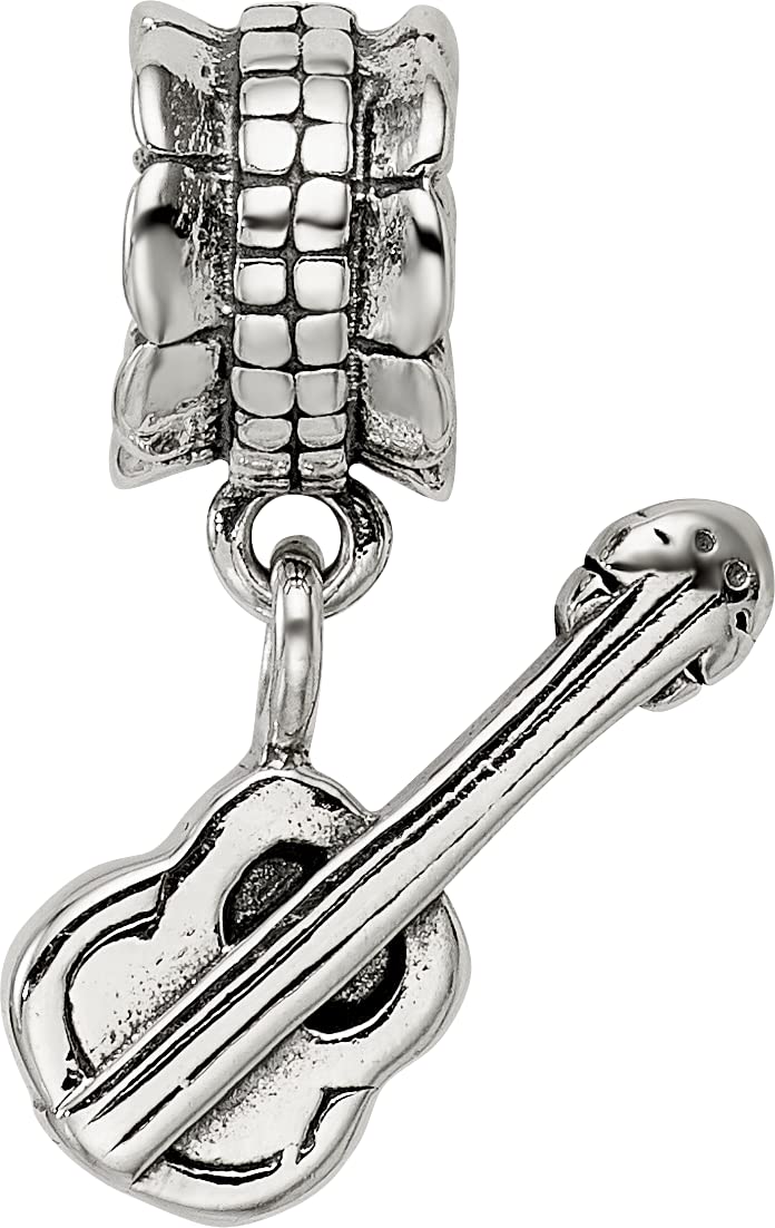 Sterling Silver Reflections Guitar Bead