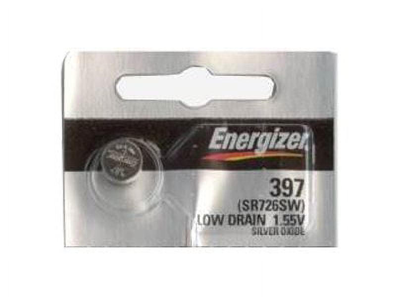 Pkg/(5) Type 397/396 Energizer Watch Batteries Tear Strip QWB397