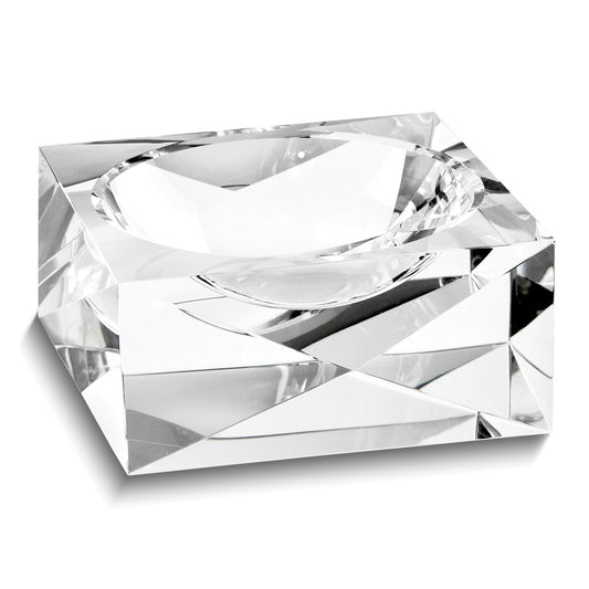 Crystal Glass Pyramid Bowl