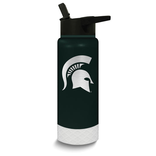 Collegiate Michigan State University Stainless Steel Silicone Grip 24 oz. Water Bottle