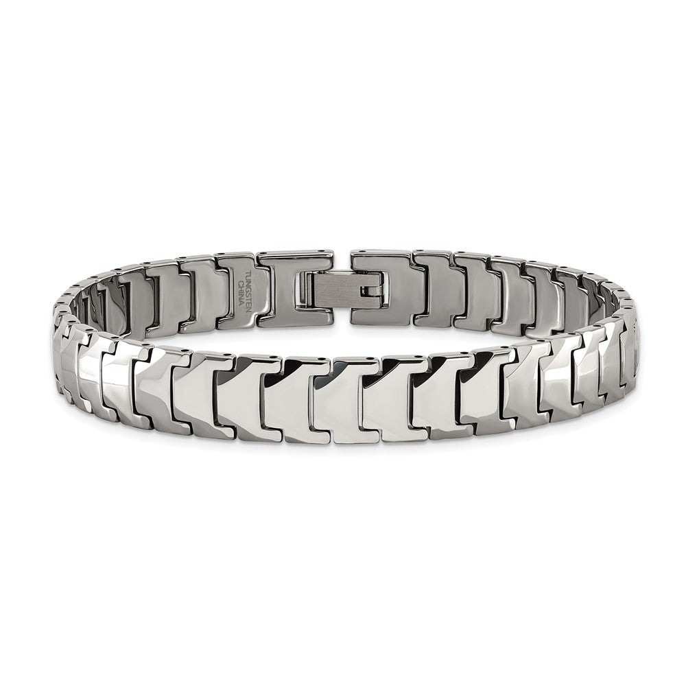 Tungsten Polished 9in Bracelet 9 inches