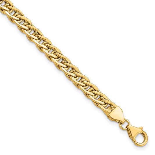 14K Polished Fancy Link Bracelet