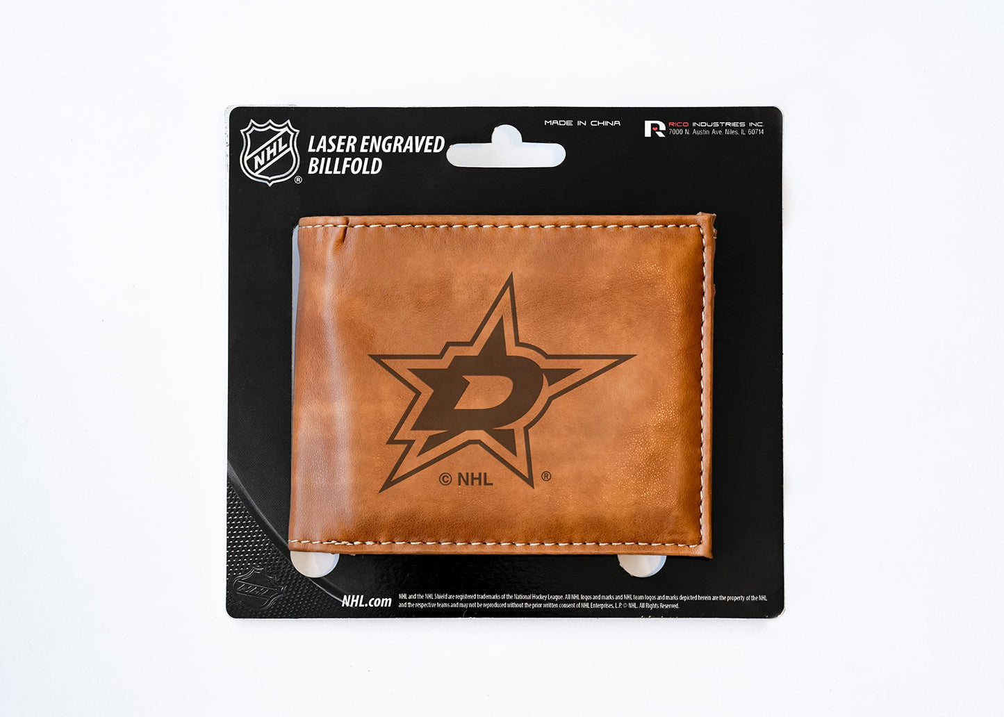 4" Brown NHL Dallas Stars Billfold Wallet