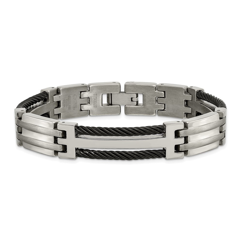 Titanium Black Plating 8.5in Bracelet 8.5 inches