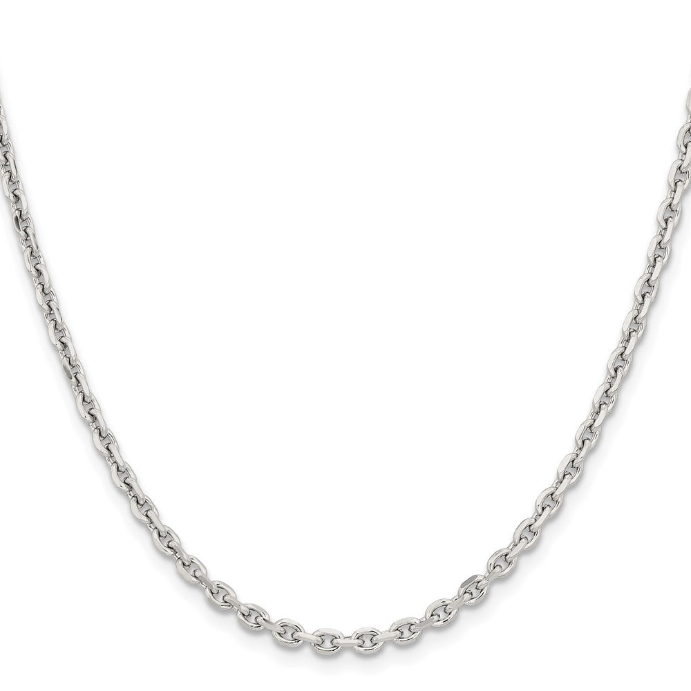 Stainless Steel Polished 3.4mm 20in Cable Chain