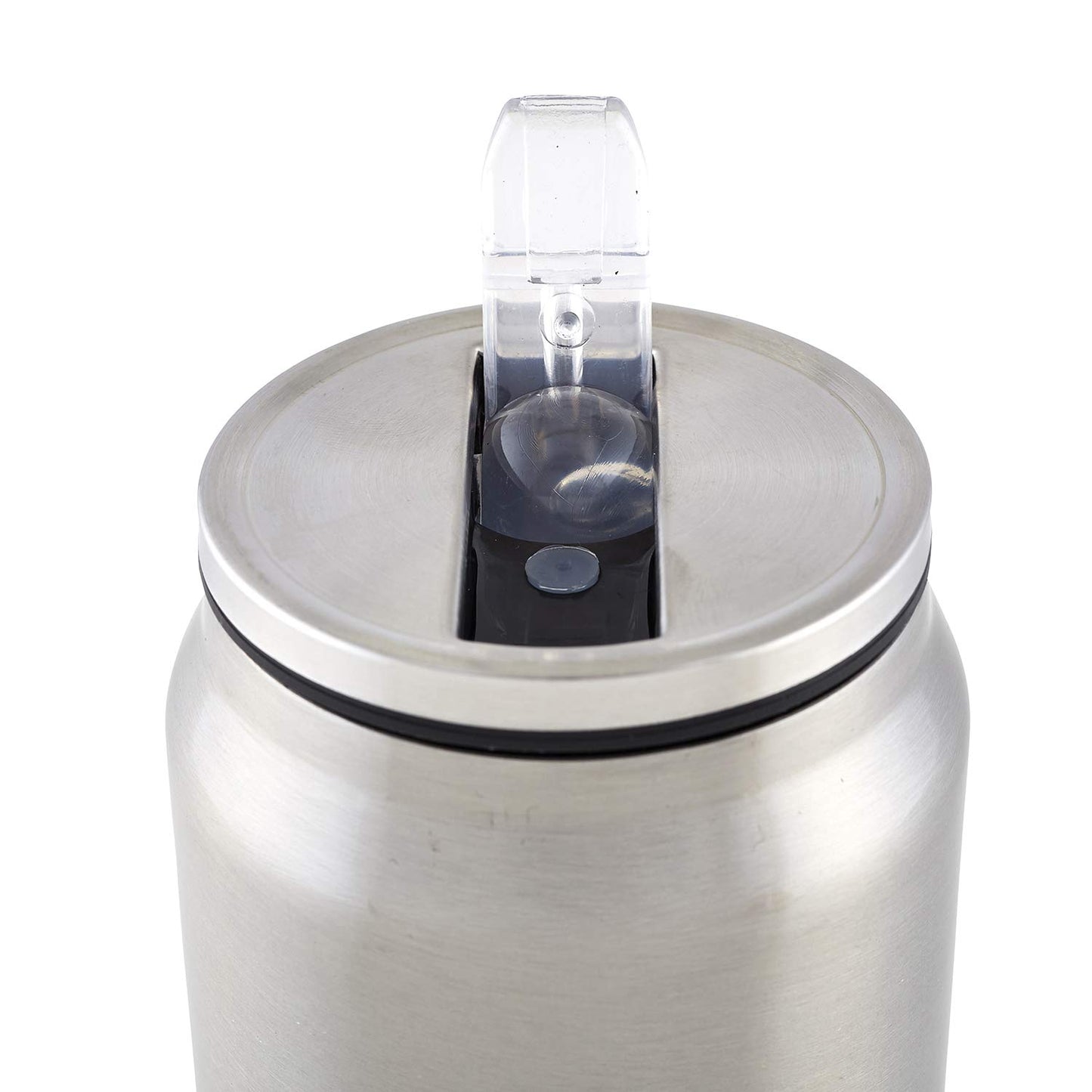 Creative Brands SIPS Drinkware Stainless-Steel Insulated Can (Tumbler) with Lid and Collapsible Straw, 12-Ounce, Maybe Water