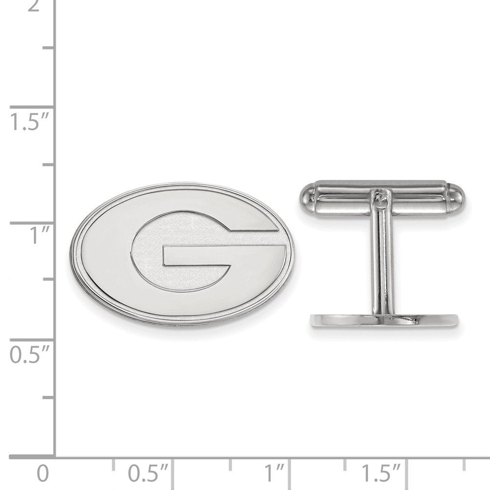 Men's University of Georgia Sterling Silver University of Georgia Cuff Links