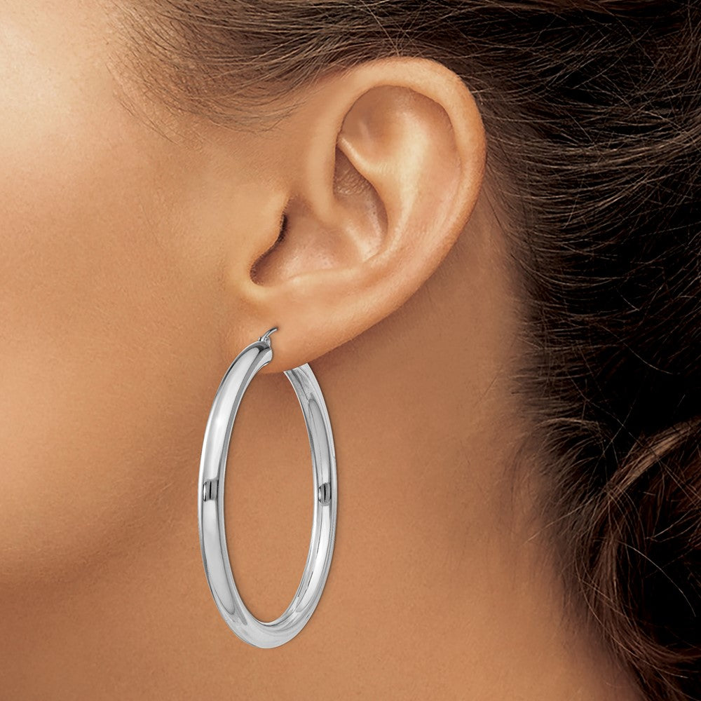Sterling Silver Polished CZ Teardrop Dangle Post Earrings