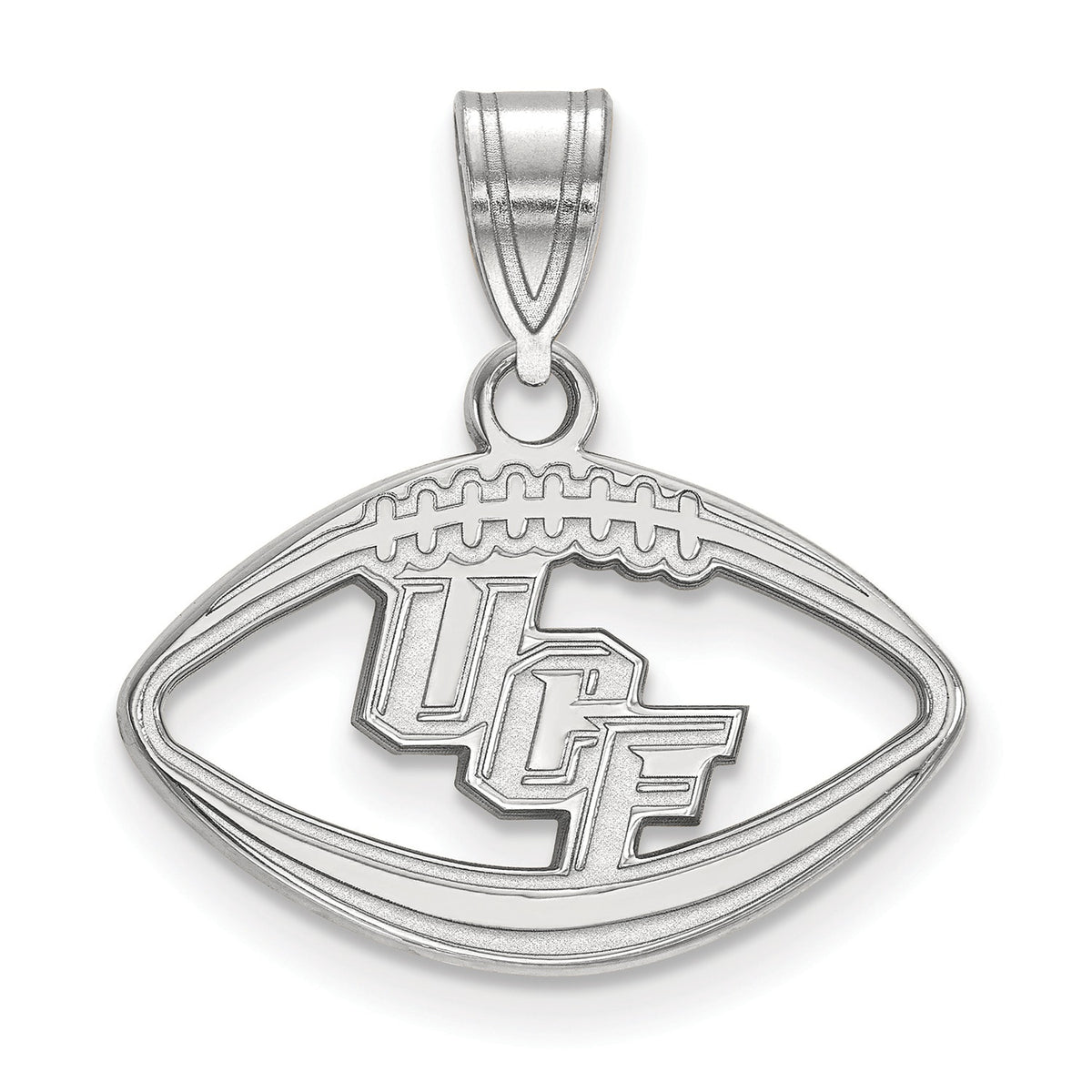 Women's UCF Knights Sterling Silver Logo Football Pendant