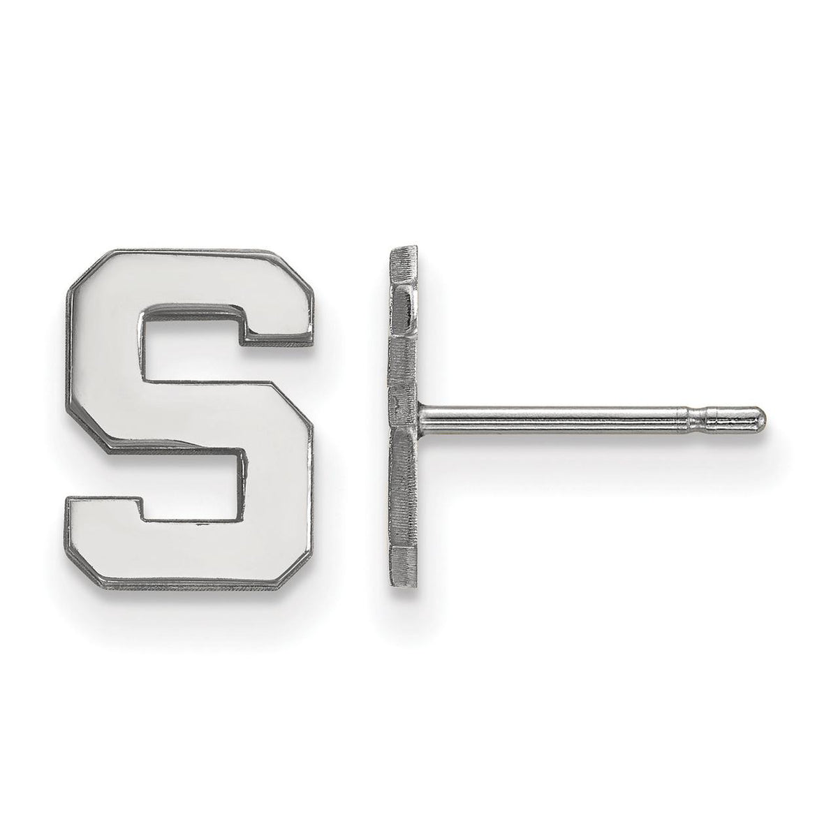 Women's Michigan State Spartans Sterling Silver XS Post Earrings
